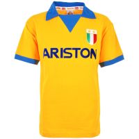 Piemonte Calcio Retro 1984-85 Gold Ariston Retro Football Shirt