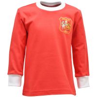 Manchester Reds 1963 FA Cup Final Kids Retro Shirt