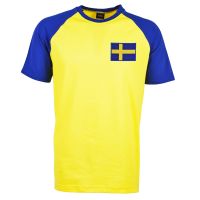 Kids Sweden Raglan Sleeve Yellow/Royal T-Shirt