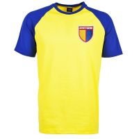 Kids Colombia Raglan Sleeve Yellow/Royal T-Shirt