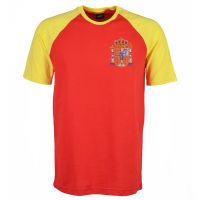 Kids Spain Raglan Sleeve Red/Yellow T-Shirt