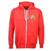 Manchester Reds Zipped Hoodie 