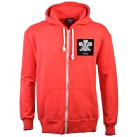 Wales Feathers 1905 Vintage Zipped Hoodie 