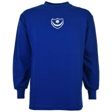 RETRO REPLICA MEN'S FC PORTSMOUTH 1960/1970 SOCCER FOOTBALL SHIRT  JERSEY SIZE S